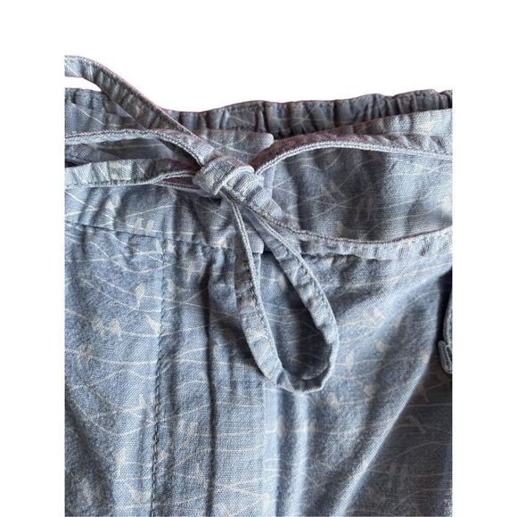 Talbots women’s bird light blue 100% cotton rolled cuff shorts/12 P - Picture 3 of 6